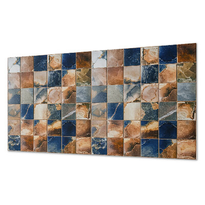 Panneau décoratif intérieur Mosaïque avec motifs en pierre