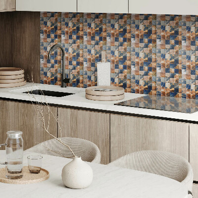 Panneau décoratif intérieur Mosaïque avec motifs en pierre