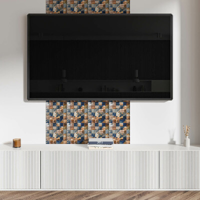 Panneau décoratif intérieur Mosaïque avec motifs en pierre