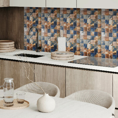 Panneau décoratif intérieur Mosaïque avec motifs en pierre