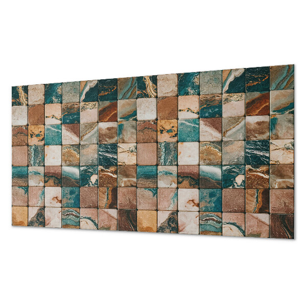 Revêtement mural intérieur Mosaïque avec carreaux de pierre