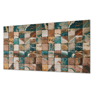 Revêtement mural intérieur Mosaïque avec carreaux de pierre