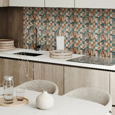 Revêtement mural intérieur Mosaïque avec carreaux de pierre