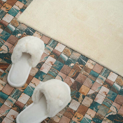 Revêtement mural intérieur Mosaïque avec carreaux de pierre