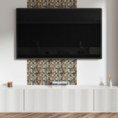 Revêtement mural intérieur Mosaïque avec carreaux de pierre