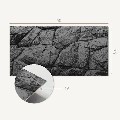 Panneau décoratif intérieur Motif en pierre naturelle