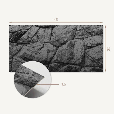 Panneau décoratif intérieur Motif en pierre naturelle