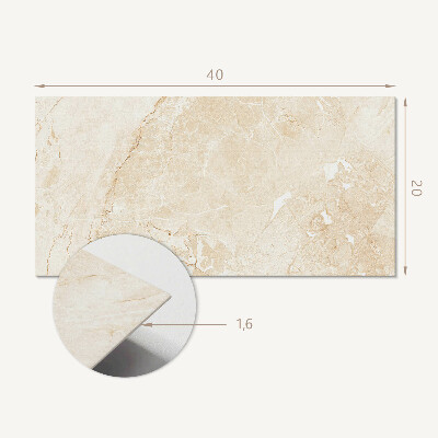 Panneau décoratif intérieur Motif de marbre élégant