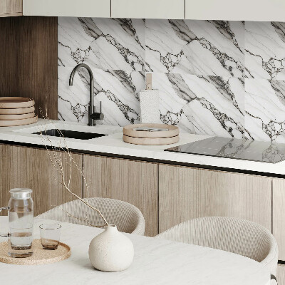 Panneau mural pvc Motif de marbre veiné