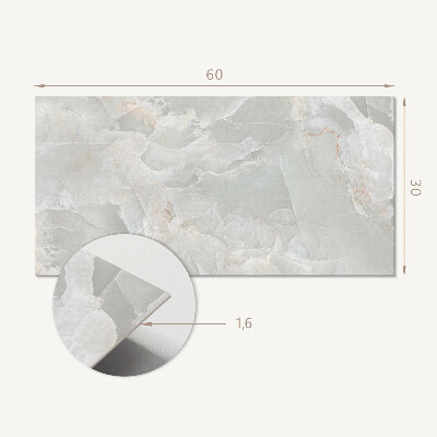 Panneau décoratif intérieur Motif de marbre discret