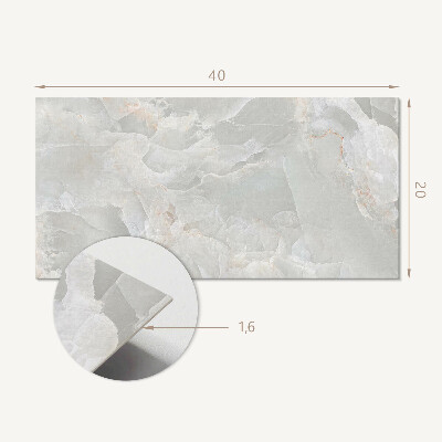 Panneau décoratif intérieur Motif de marbre discret