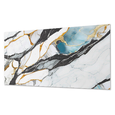 Panneau décoratif intérieur Motif en marbre avec veines