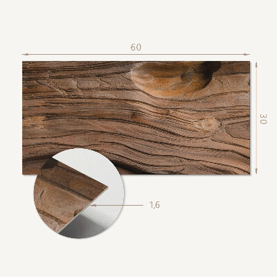 Panneau décoratif intérieur Grain de bois naturel