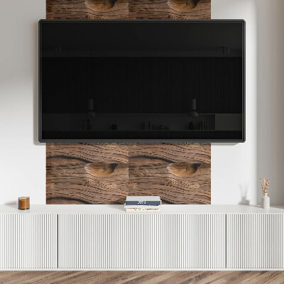 Panneau décoratif intérieur Grain de bois naturel