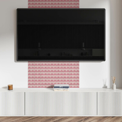 Panneau mural pvc Demi-cercles géométriques dans l'arrangement