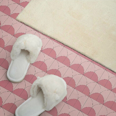 Panneau mural pvc Demi-cercles géométriques dans l'arrangement