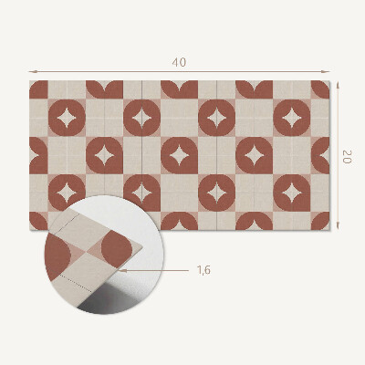 Panneau mural pvc Motif géométrique avec des cercles