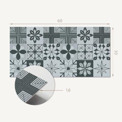 Panneau décoratif intérieur Motifs géométriques en mosaïque