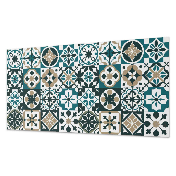 Panneau mural pvc Motifs de tuiles dans la mise en page