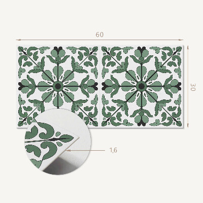 Panneau décoratif intérieur Motif végétal avec symétrie