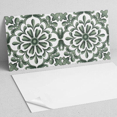 Revêtement mural intérieur Motif végétal dans un cercle