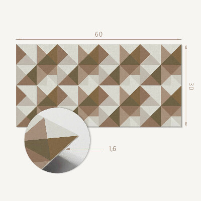 Revêtement mural intérieur Géométrie dans les triangles