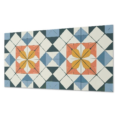 Panneau décoratif intérieur Motif floral géométrique