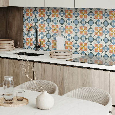Panneau décoratif intérieur Motif floral géométrique