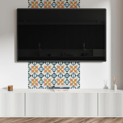 Panneau décoratif intérieur Motif floral géométrique