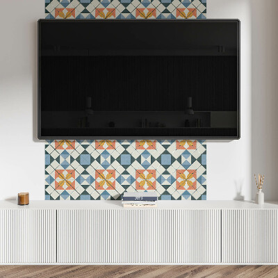 Panneau décoratif intérieur Motif floral géométrique