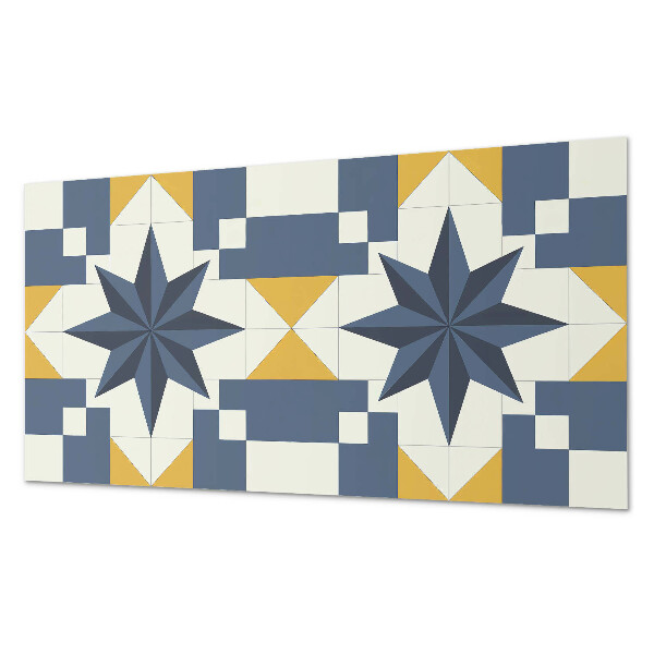Panneau mural pvc Motif d'étoile géométrique