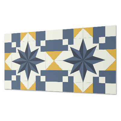 Panneau mural pvc Motif d'étoile géométrique