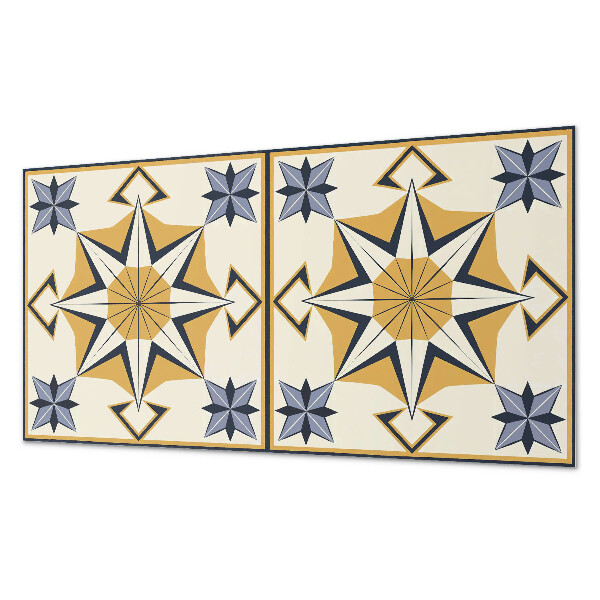 Revêtement mural intérieur Modèle de boussole avec des étoiles