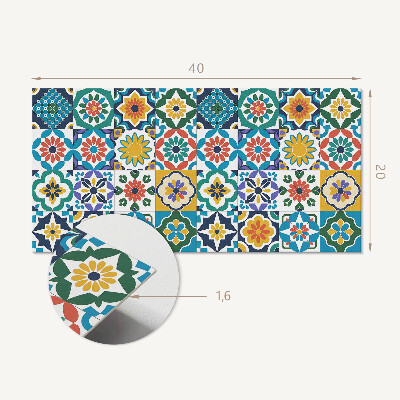 Panneau décoratif intérieur Motifs floraux et géométriques