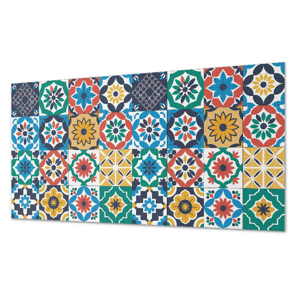 Panneau mural pvc Motifs en mosaïque dans la mise en page