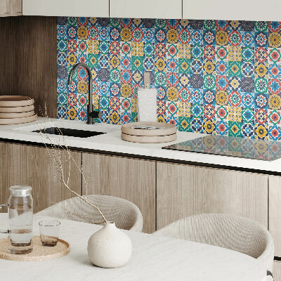 Panneau mural pvc Motifs en mosaïque dans la mise en page