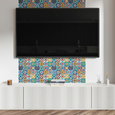 Panneau mural pvc Motifs en mosaïque dans la mise en page
