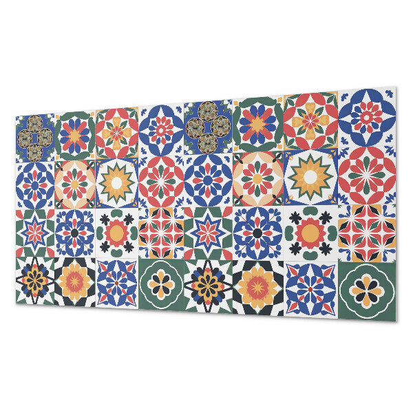 Panneau décoratif intérieur Motifs de mosaïque en rangées