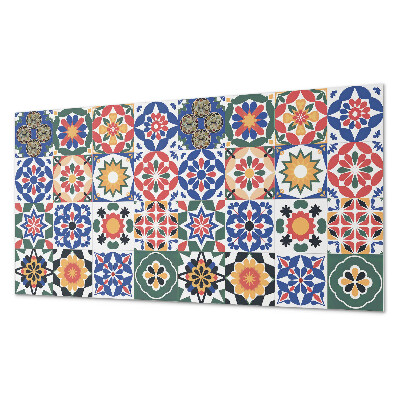 Panneau décoratif intérieur Motifs de mosaïque en rangées