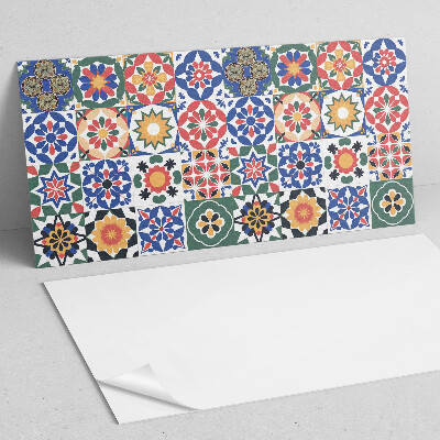 Panneau décoratif intérieur Motifs de mosaïque en rangées