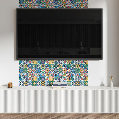 Revêtement mural intérieur Motifs de mosaïque à carreaux