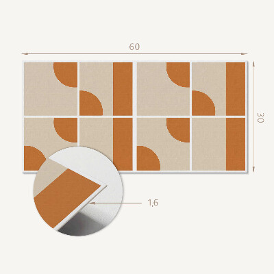 Panneau mural pvc Formes géométriques abstraites