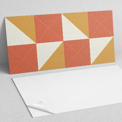 Revêtement mural intérieur Géométrie aux tons chauds