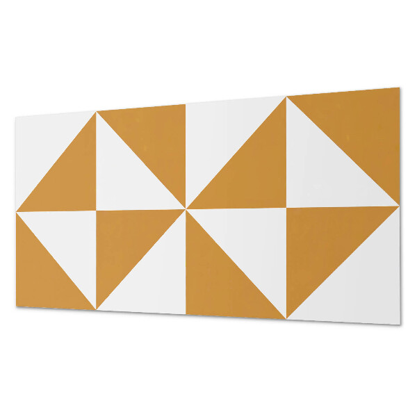 Panneau mural pvc Triangles géométriques dans des carrés