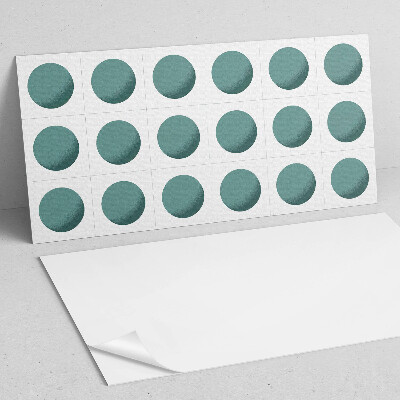 Panneau décoratif intérieur Cercles géométriques dans une grille