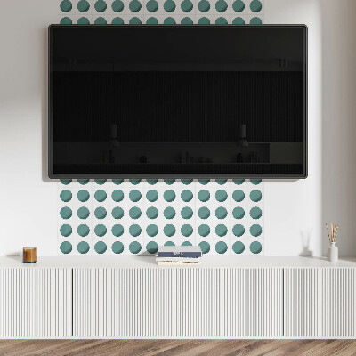 Panneau décoratif intérieur Cercles géométriques dans une grille