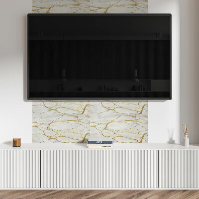 Panneau mural pvc Marbre élégant avec veines