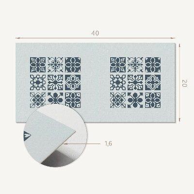 Revêtement mural intérieur Motifs géométriques en carrés