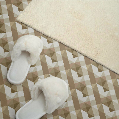 Panneau mural pvc Géométrie dans les tons de terre