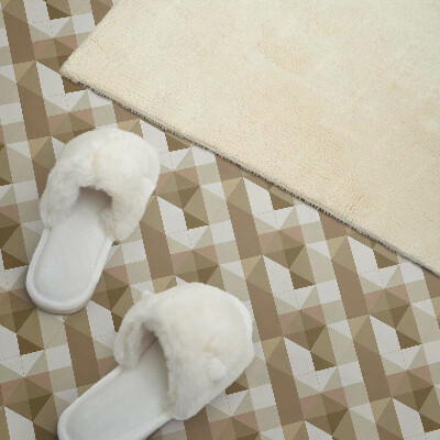 Panneau mural pvc Géométrie dans les tons de terre